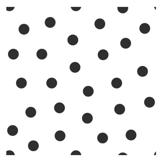 White wallpaper with black polka dots - Walls - Shop on-line - Caramella