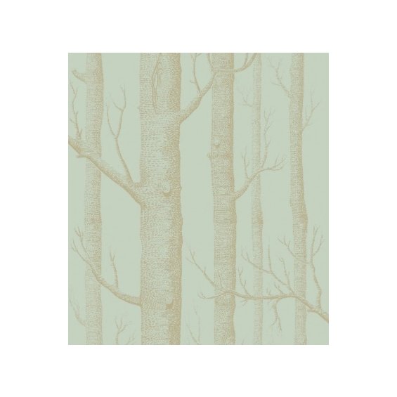 Wallpaper with golden trees on the blue background - Walls - Shop on