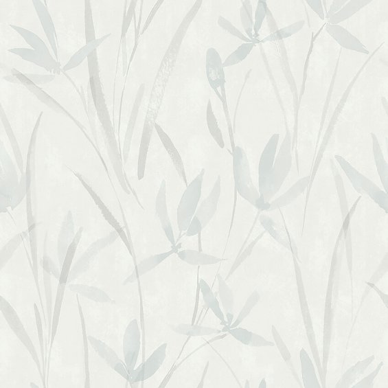 Wallpaper-with-a-floral-pattern-in-shades-of-gray
