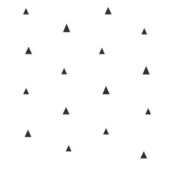 White wallpaper with black little triangles Walls Shop online