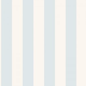 Wallpaper with white and blue stripes
