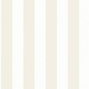Wallpaper with white and beige stripes