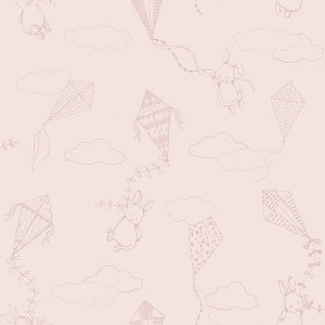 Wallpaper Up&Away with pink background