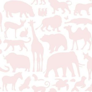 Wallpaper with powdery animals
