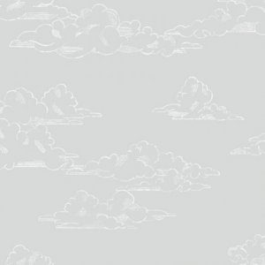 Gray wallpaper with clouds