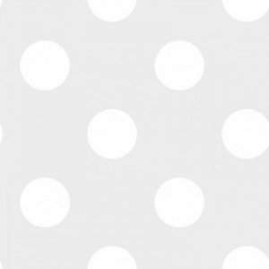 Wallpaper with large white polka dots
