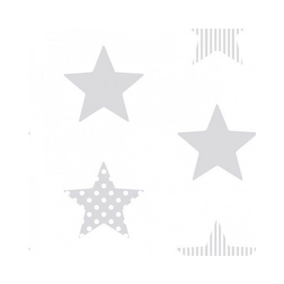 wallpaper-with-silver-stars-on-a-white-background