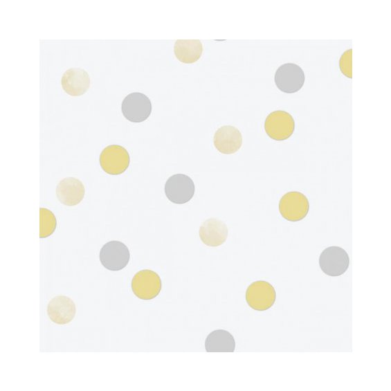 wallpaper-with-gray-and-yellow-polka-dots