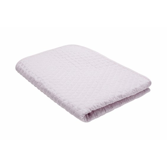 Quilted baby pink baby bedspread