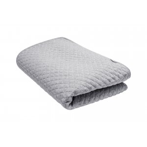 Quilted grey child bedspread