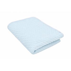 Child bedspread quilted blue