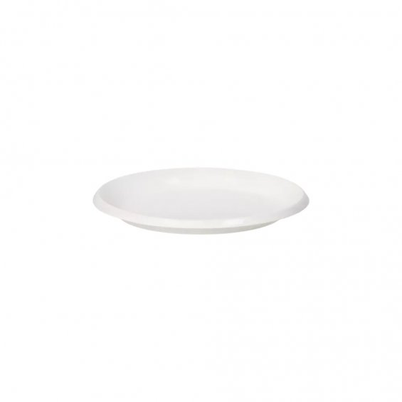 KOJIN - dessert plate - porcelain - DIA 16,5 x H 1,9 cm - white