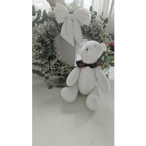 Decorative teddy bear with a collar