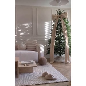 Giant plus bow beige 190 / 200 cm