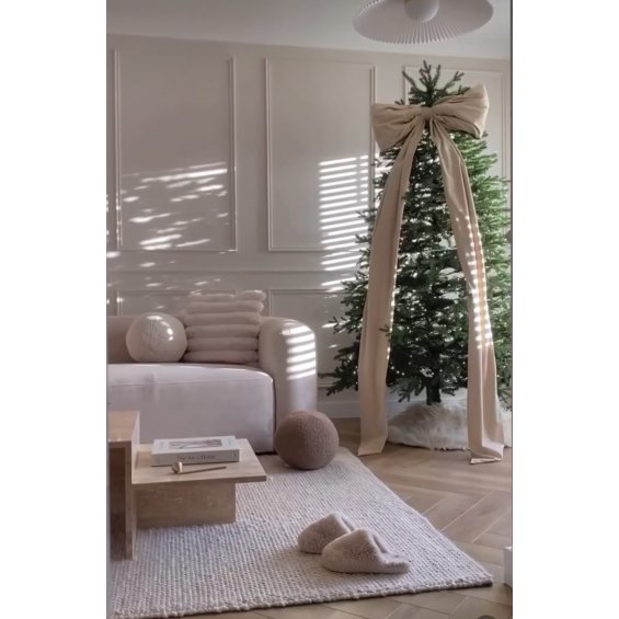 giant bow beige 190/200 cm