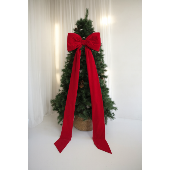giant bow red 190/200 cm