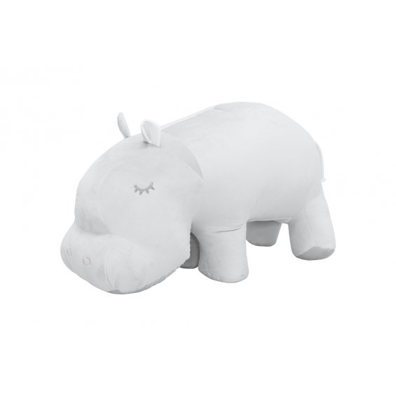 Decorative grey hippo