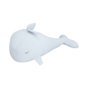 Decorative baby blue whale