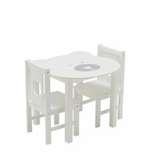 Set small table and 2 chairs teddy bear
