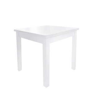 Small white squere table