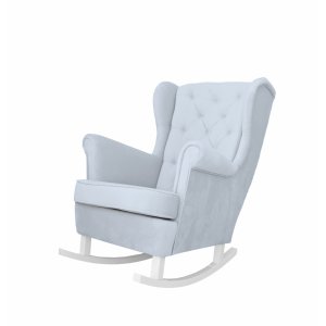 Azure rocking armchair