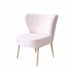 Scandi pink chair