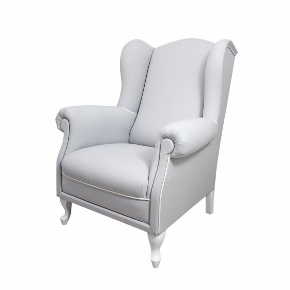 light grey feeding armchair