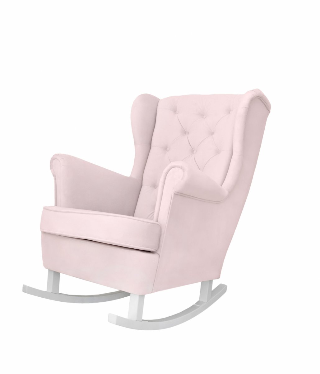 baby pink armchair
