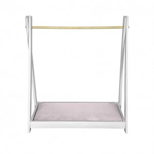Standing hanger with baby pink shelf