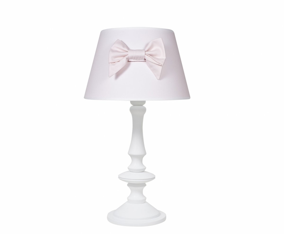 Table lamp baby pink with bow Standing and night lamps Lighting Shop online Caramella