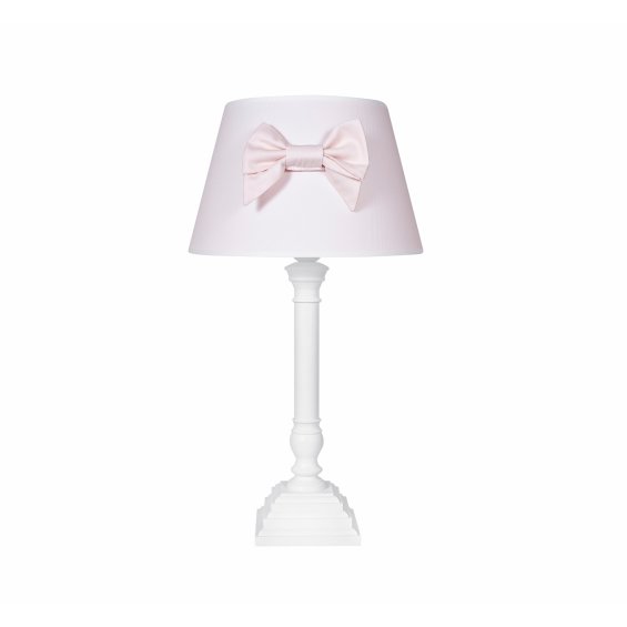 pink lamp with bow