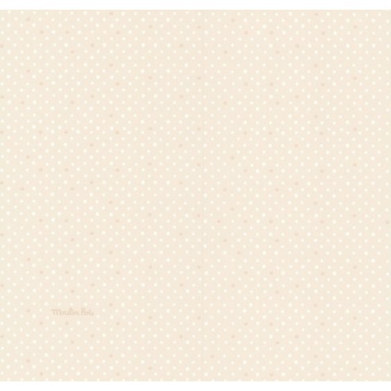 Beige wallpaper with colourful spots Les Petits Curieux - Moulin Roty