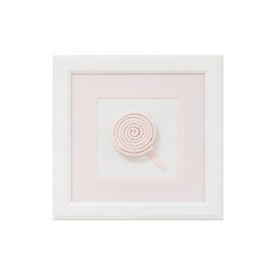 Baby pink picture with lolipop