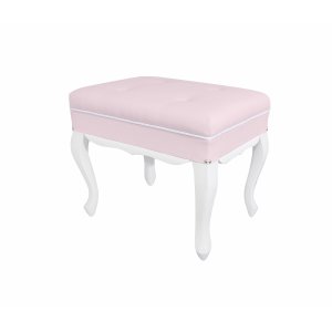 Baby pink footstool