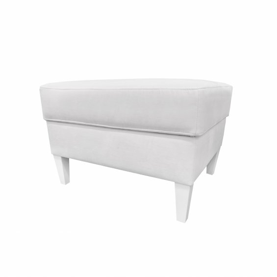Ivory pouf-trunk Modern
