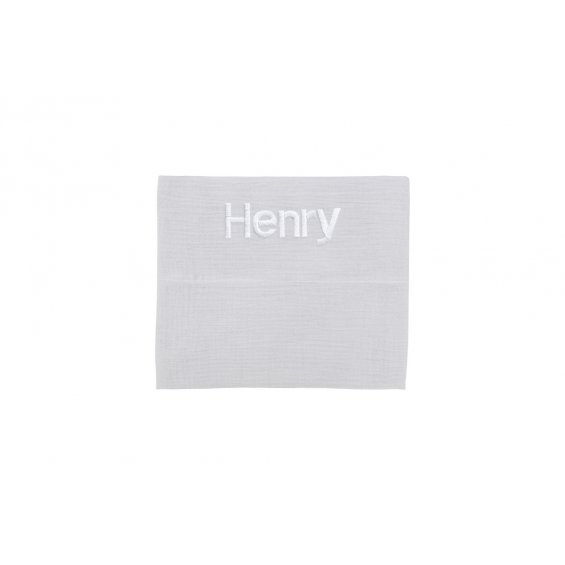 Custimized Pure Grey swaddling blanket