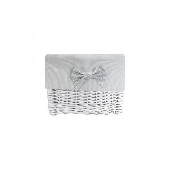 grey wicker box