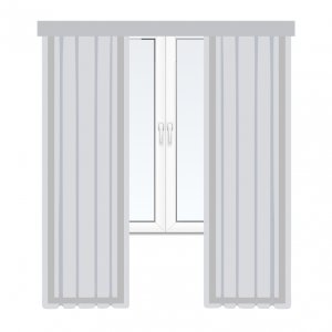Smooth curtains with frame