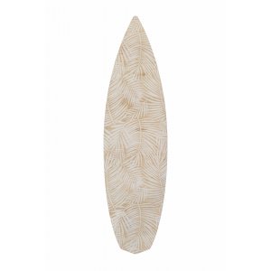 Decorative surfboard XL with palm leaves
