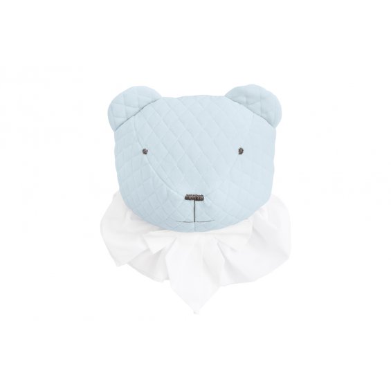 baby blue teddy bear head 